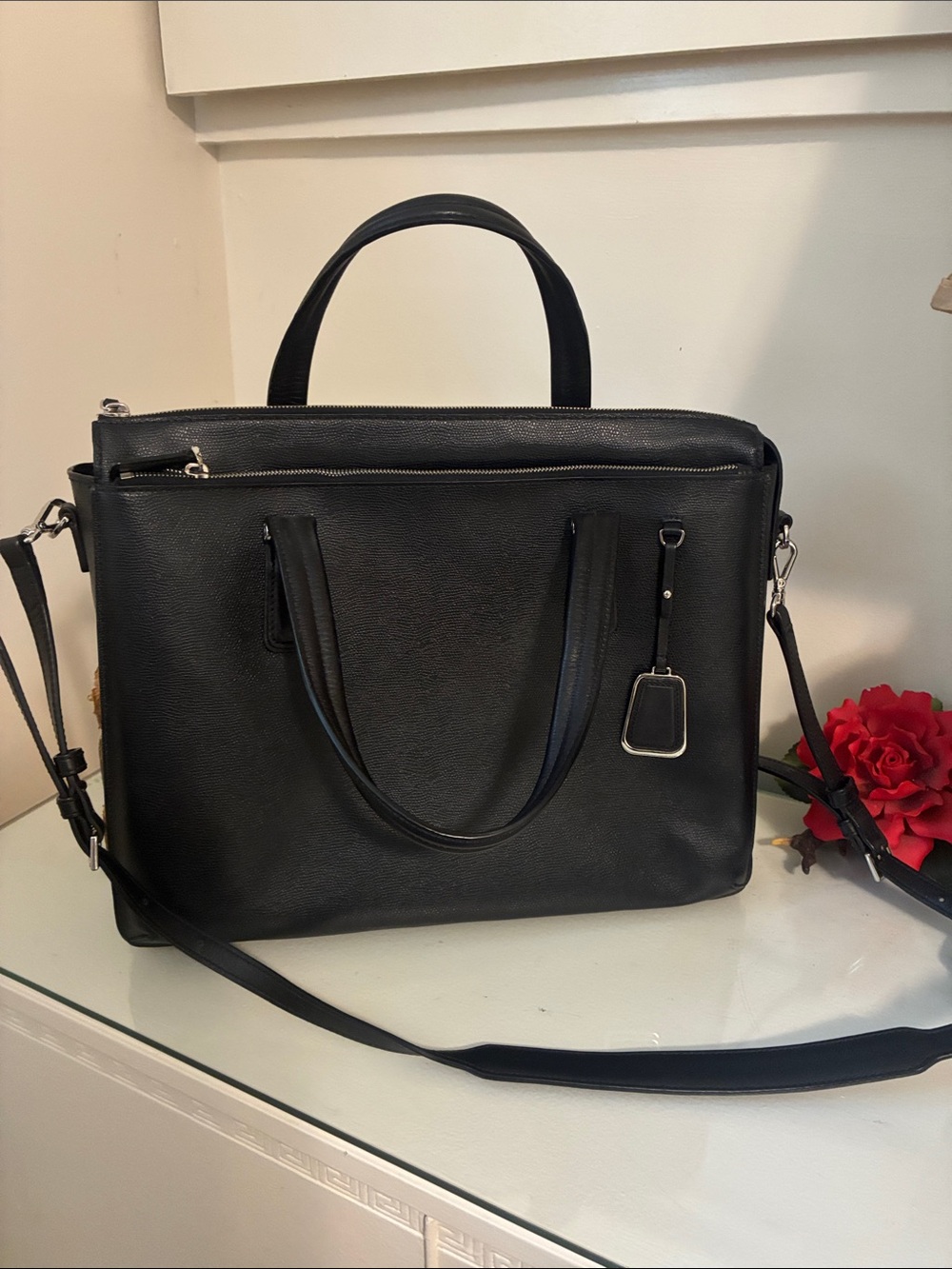 Classic Black Tumi Laptop Bag